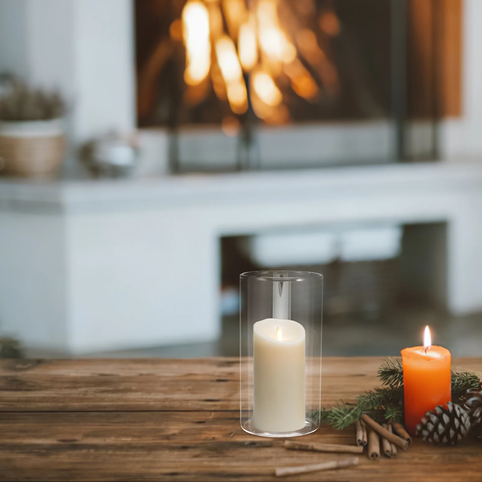 2Pcs Clear Glass Cylinder Vases 120Ml Hurricane Candleholders for Tea Light Candles Windproof Outdoor Indoor Use Modern
2Pcs Clear Glass Cylinder Vases 120Ml Hurricane Candleholders for Tea Light Candles Windproof Outdoor Indoor Use Modern