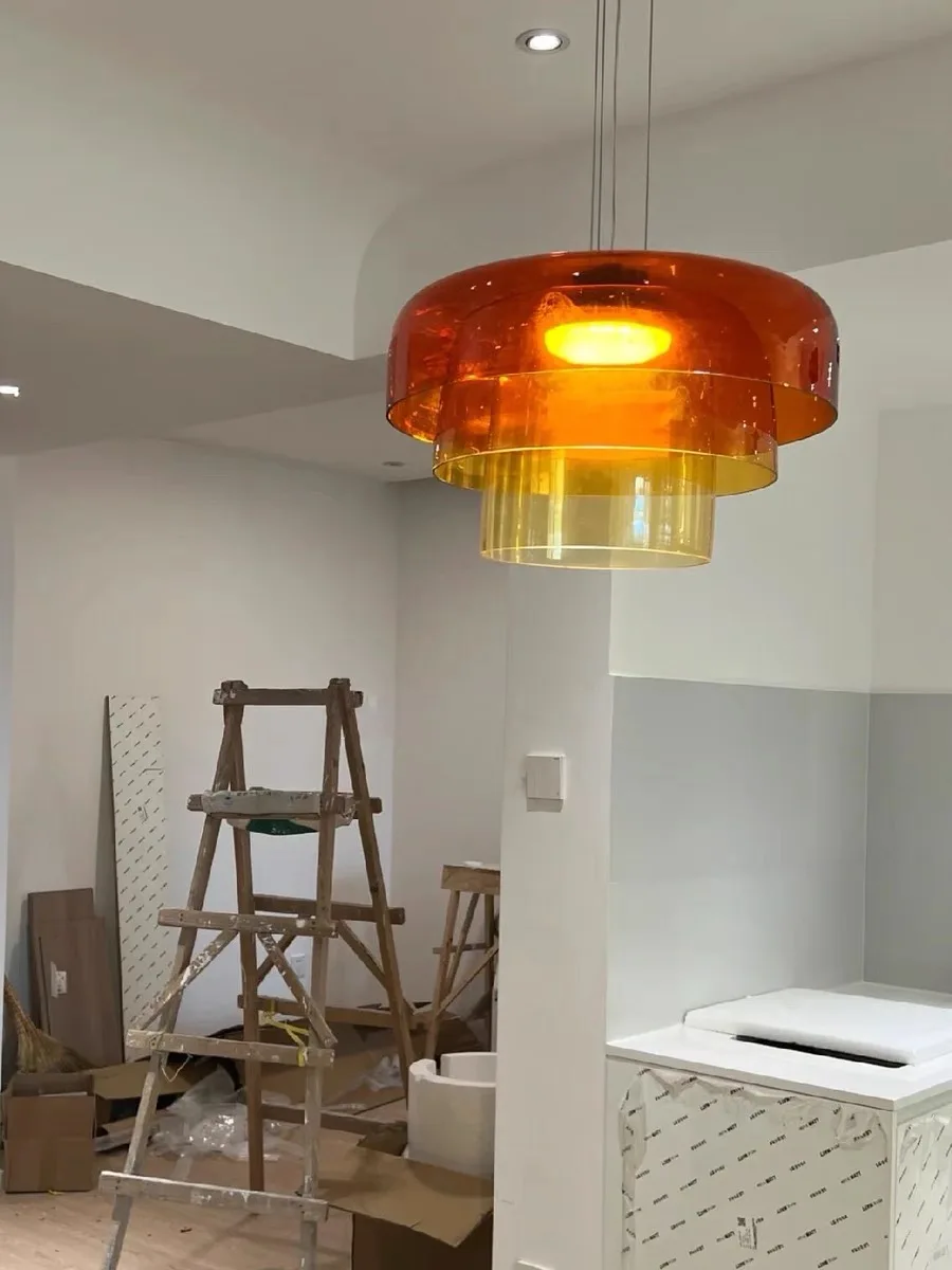 Modern Dia 42cm LED Pendant Lamp Design of Three-Layer Glass Pendant Lights for Kitchen Cofee Bar Hanging Lighting Fixtures
Modern Dia 42cm LED Pendant Lamp Design of Three-Layer Glass Pendant Lights for Kitchen Cofee Bar Hanging Lighting Fixtures