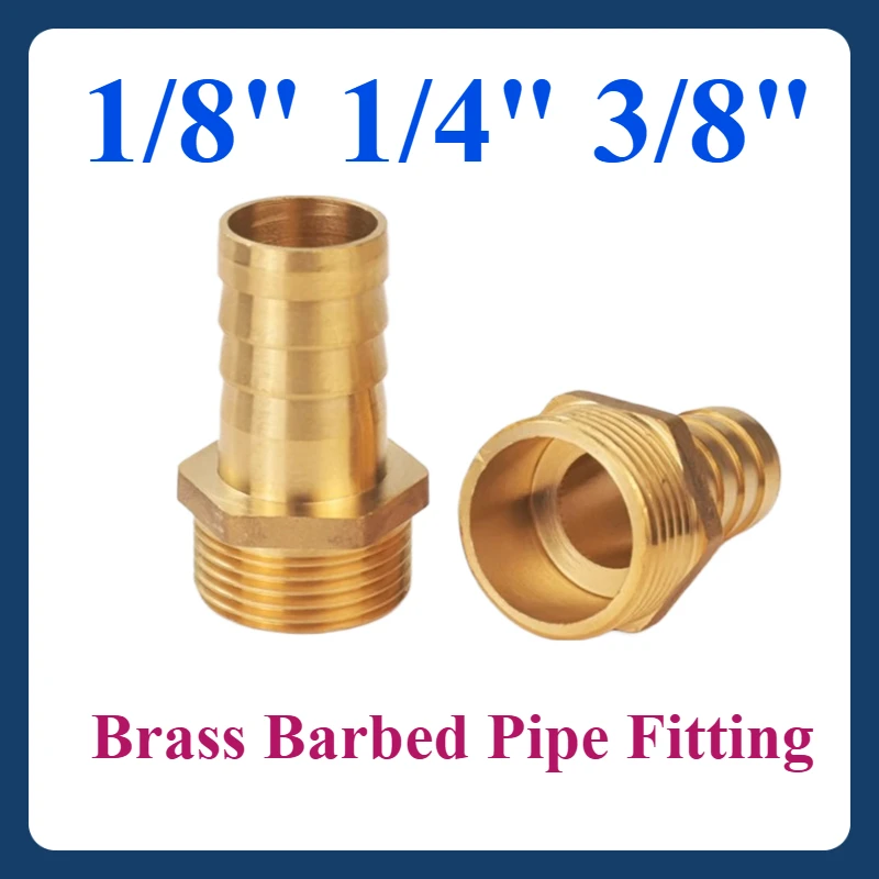 4mm 6mm 8mm 10mm 12mm 16mm 19mm OD Hose Barb Brass Barbed Pipe Fitting Connector Coupler Adapter Metric Male Thread
4mm 6mm 8mm 10mm 12mm 16mm 19mm OD Hose Barb Brass Barbed Pipe Fitting Connector Coupler Adapter Metric Male Thread