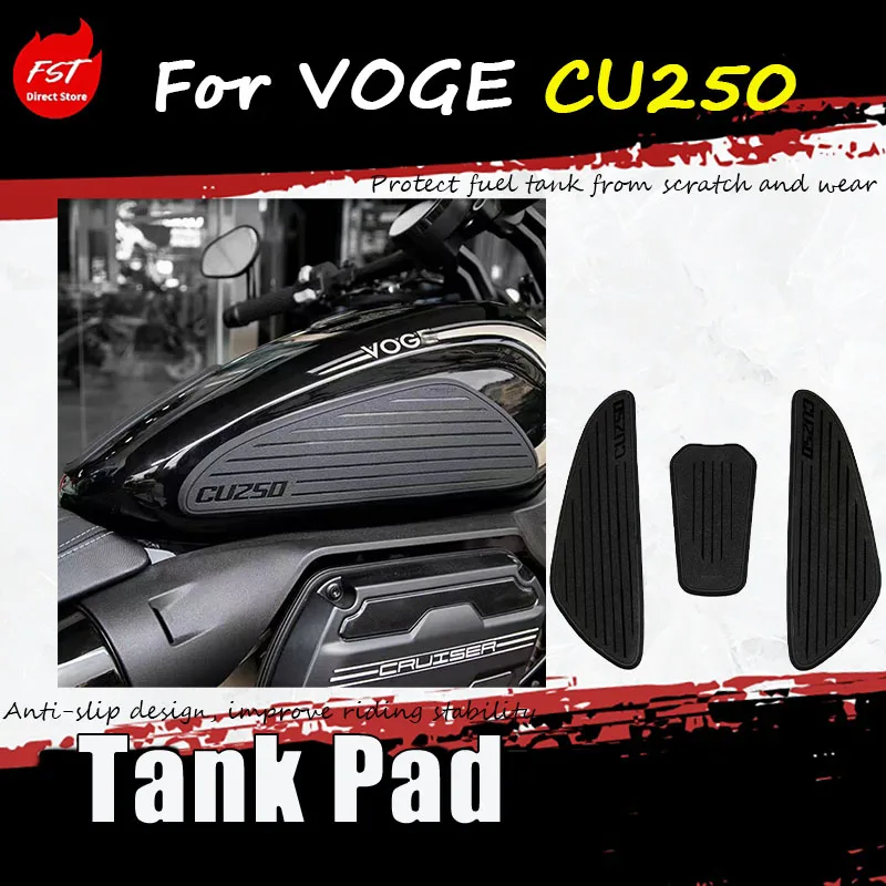 For VOGE CU250, install accessory rubber oil tank stickers to protect the wear-resistant oil tank cover stickers
For VOGE CU250, install accessory rubber oil tank stickers to protect the wear-resistant oil tank cover stickers