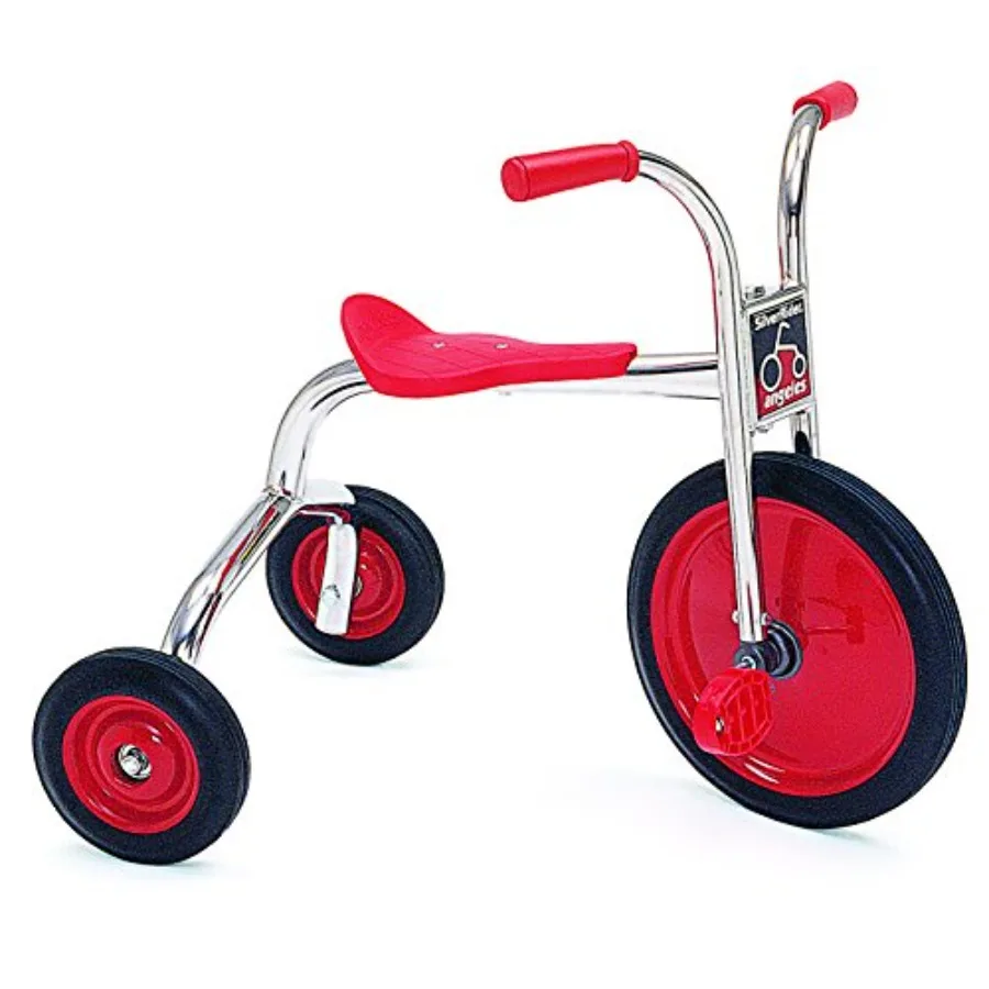 Tricycle for Preschoolers and Daycare Ages 4+ with Solid Airless Rubber Tires Silver Durable Lightweight Design 16.5 Tall Seat
Tricycle for Preschoolers and Daycare Ages 4+ with Solid Airless Rubber Tires Silver Durable Lightweight Design 16.5 Tall Seat