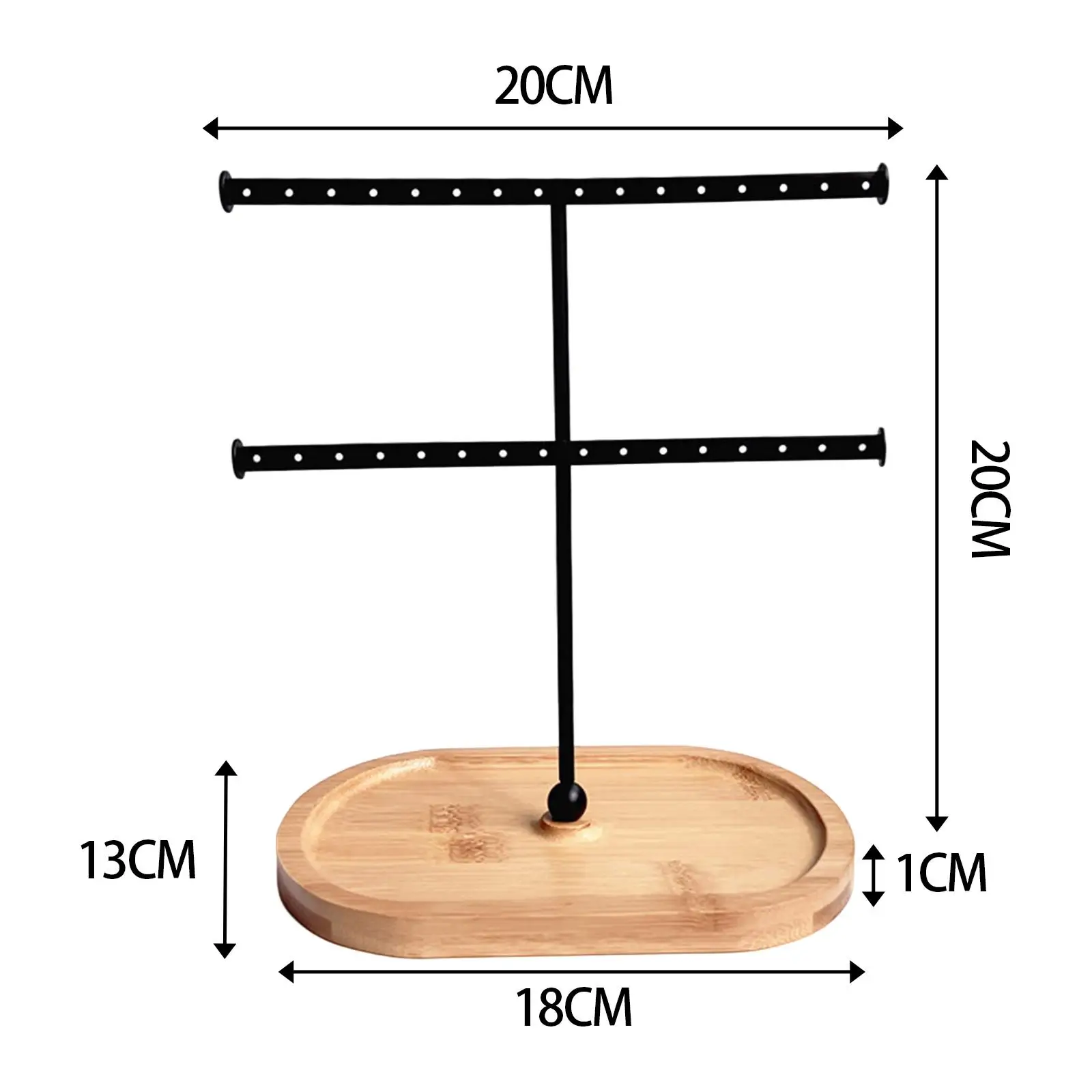Jewelry Organizer Wooden Tray Ear Holder for Rings Necklaces Countertop
Jewelry Organizer Wooden Tray Ear Holder for Rings Necklaces Countertop