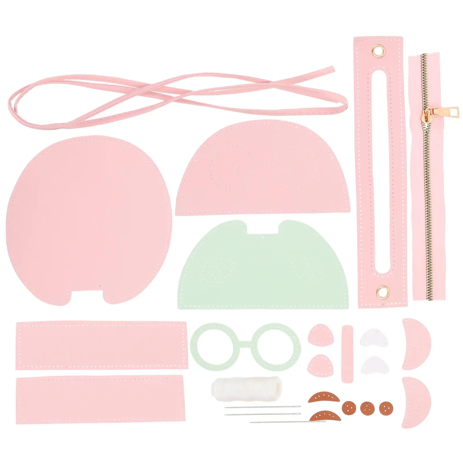 DIY Bear Shaped Bag Material Kit PU H made Craft Set Accessories Kids Beginner Professional Bag Making
DIY Bear Shaped Bag Material Kit PU H made Craft Set Accessories Kids Beginner Professional Bag Making