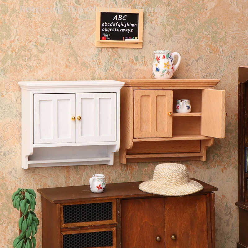 1/12 Dollhouse Miniature Wall Cabinet Closet Shelves Model Doll Home Cabinets Furniture Decor Toy Dolls House Accessories
1/12 Dollhouse Miniature Wall Cabinet Closet Shelves Model Doll Home Cabinets Furniture Decor Toy Dolls House Accessories