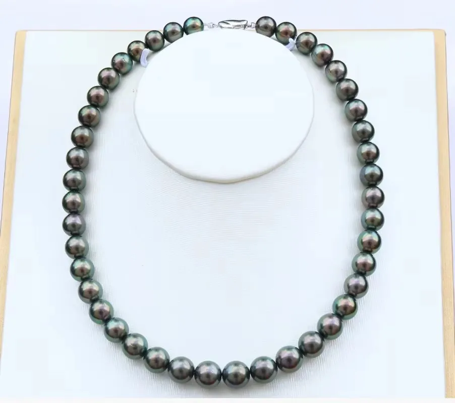 Huge Charming 18"11-12mm Natural Genuine Black Peacock Round Pearl Necklace for Women Jewely Necklace
Huge Charming 18"11-12mm Natural Genuine Black Peacock Round Pearl Necklace for Women Jewely Necklace