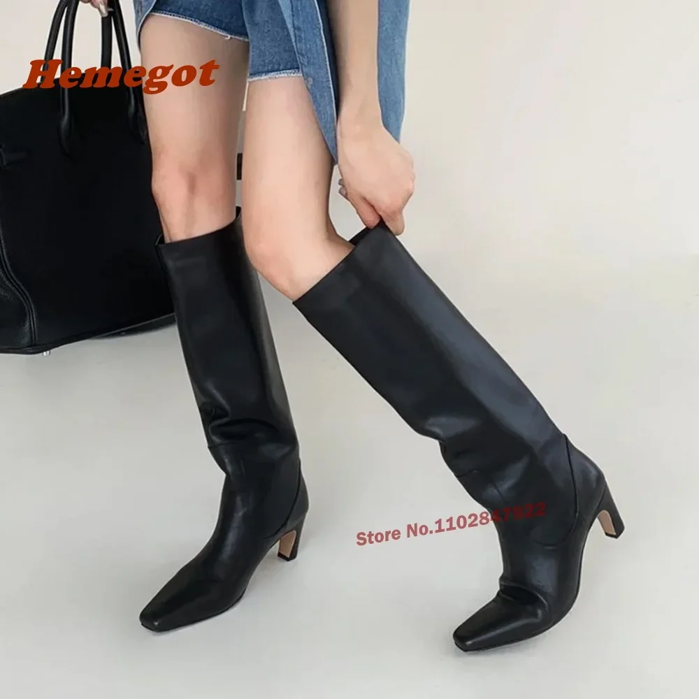 Black Square Toe Long Boots Kitten Heels Newest 2024 Knight Boots Knee High Women's Shoes Slip On Solid Fashion Warm Casual Shoe
Black Square Toe Long Boots Kitten Heels Newest 2024 Knight Boots Knee High Women's Shoes Slip On Solid Fashion Warm Casual Shoe