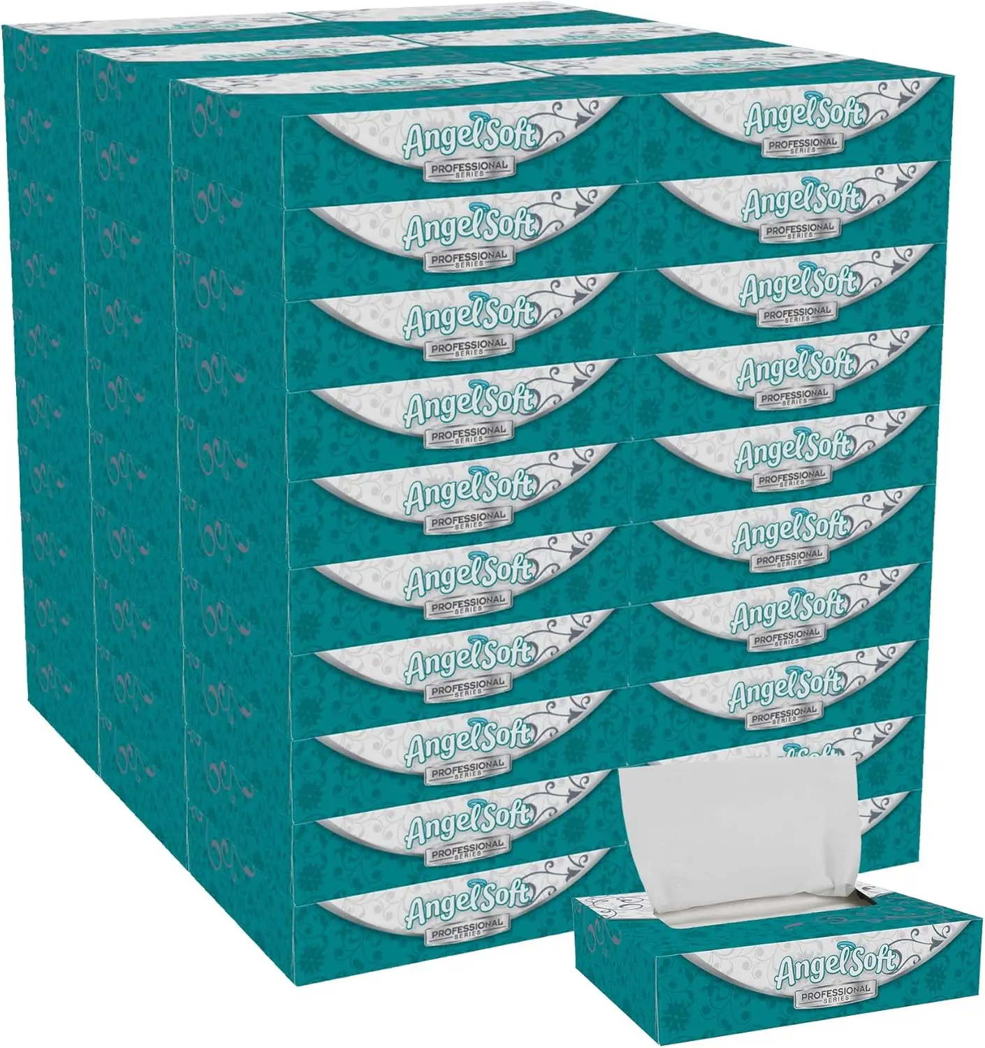 Angel Soft Professional Series 2-Ply Facial Tissue (48550), 50 Sheets Per Box, 60 Tissue Flat Boxes Per Bulk Cas
Angel Soft Professional Series 2-Ply Facial Tissue (48550), 50 Sheets Per Box, 60 Tissue Flat Boxes Per Bulk Cas