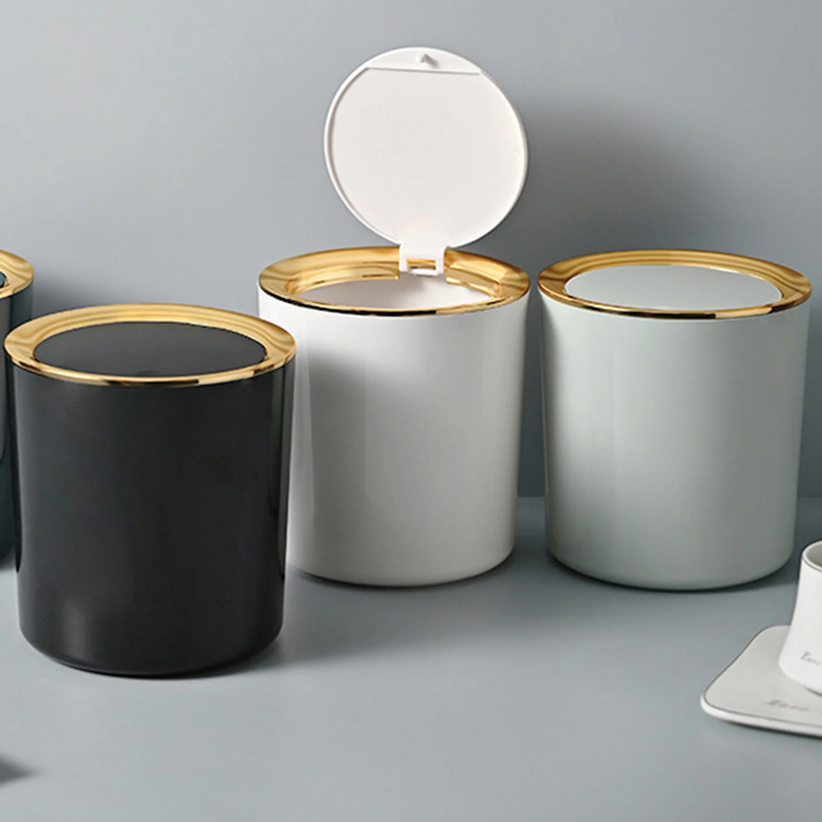 Mini Desktop Garbage Basket Large Volume Practical Wear Resistant for Bathroom Vanity Tabletop LI
Mini Desktop Garbage Basket Large Volume Practical Wear Resistant for Bathroom Vanity Tabletop LI