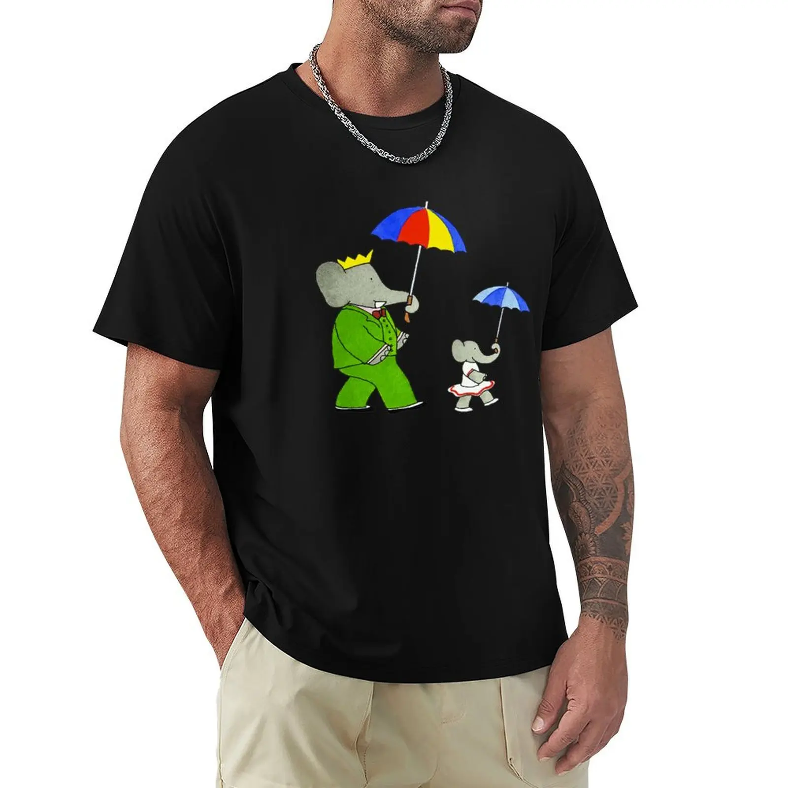 Babar and flora T-Shirt Work Utility Casual Tee Shirt
Babar and flora T-Shirt Work Utility Casual Tee Shirt
