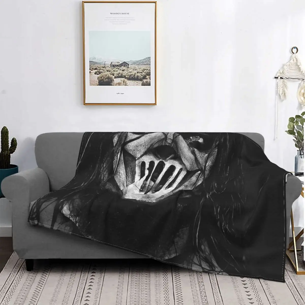 Wearing A Mask Heavy Metal Band Blanket Velvet Autumn/Winter Breathable Thin Throw Blankets For Bedding Plush Thin Quilt
Wearing A Mask Heavy Metal Band Blanket Velvet Autumn/Winter Breathable Thin Throw Blankets For Bedding Plush Thin Quilt