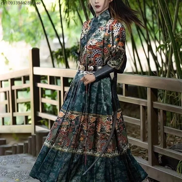 Classic Royal Guards Men Women Hanfu Ming Dynasty Kylin Python Robe Traditional Assassin Stage Show Cosplay Costume
Classic Royal Guards Men Women Hanfu Ming Dynasty Kylin Python Robe Traditional Assassin Stage Show Cosplay Costume