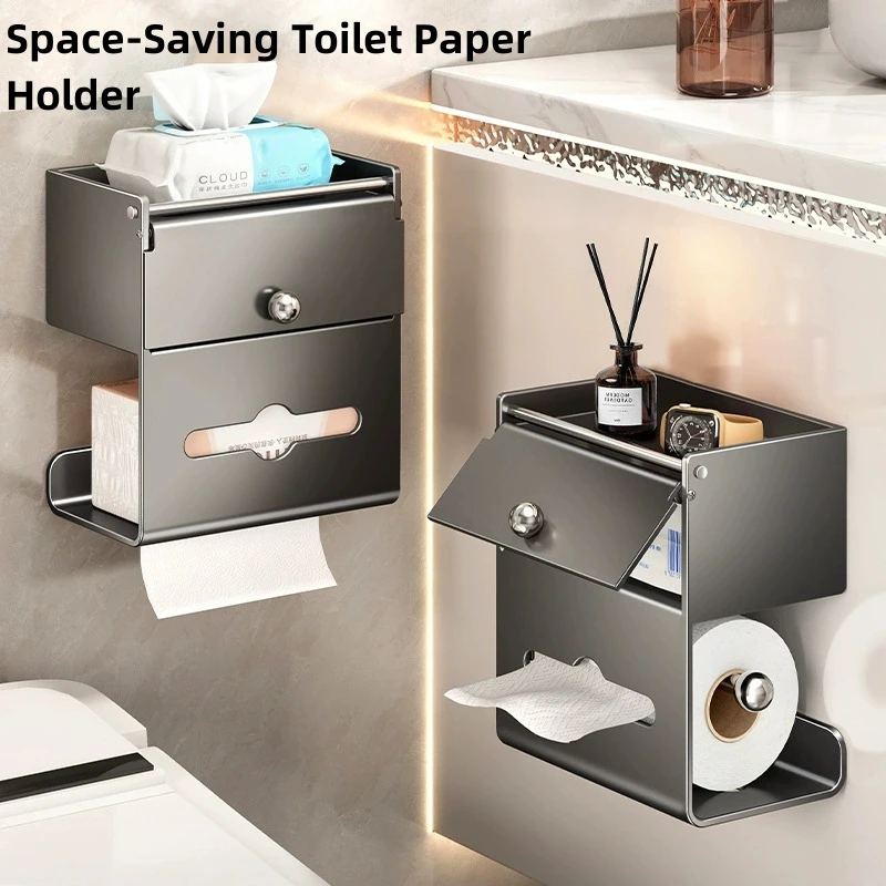 Toilet paper box, toilet tissue holder, no punching roll paper tube, paper drawing box, toilet storage rack
Toilet paper box, toilet tissue holder, no punching roll paper tube, paper drawing box, toilet storage rack