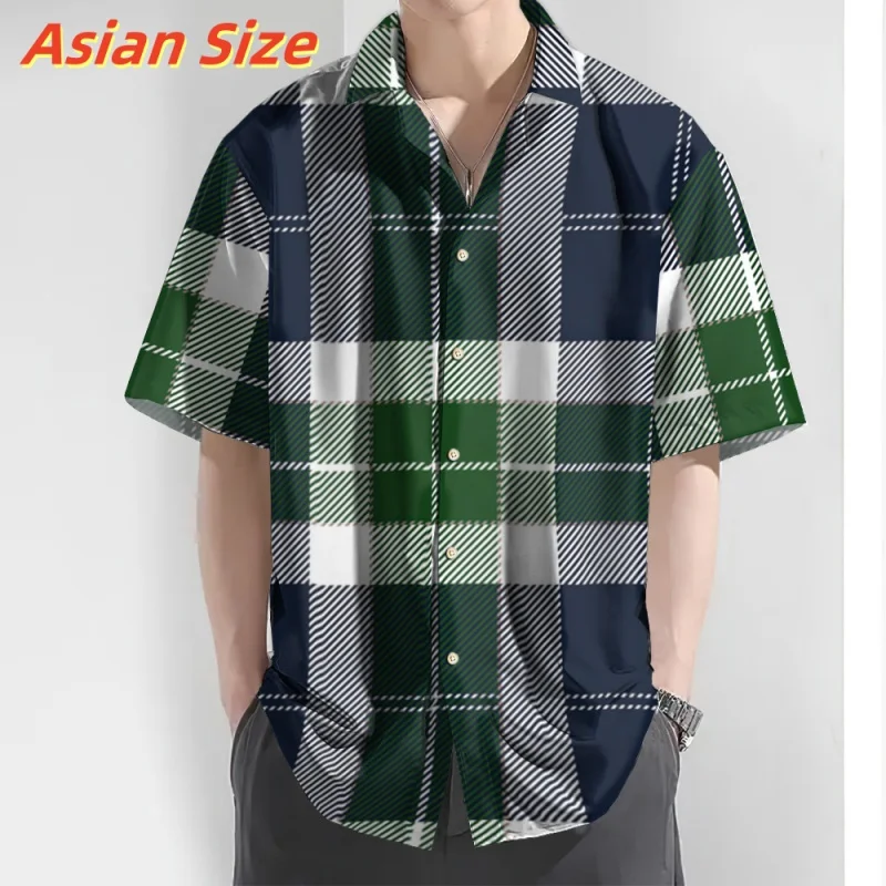 3D Printed Colorful Geometric Stripe Hawaiian Shirt For Men Color Block Pattern Blouse Summer Loose Short Sleeve Aloha Shirts
3D Printed Colorful Geometric Stripe Hawaiian Shirt For Men Color Block Pattern Blouse Summer Loose Short Sleeve Aloha Shirts