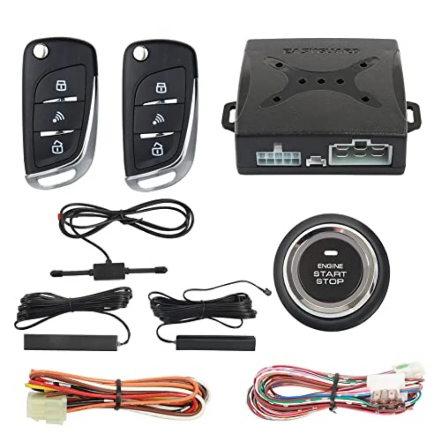 EC003N-V-1 PKE Passive Keyless Entry Car Burglar Alarm Security Push Start Button Remote Start Starter DC12V
EC003N-V-1 PKE Passive Keyless Entry Car Burglar Alarm Security Push Start Button Remote Start Starter DC12V