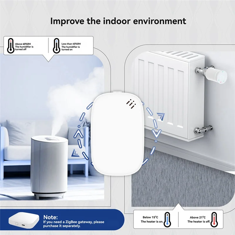 B21B Tuya Smart Zigbee датчик температуры и влажности комнатный гигрометр 2 шт. мониторинг через приложение для Alexa Google Home 
B21B Tuya Smart Zigbee датчик температуры и влажности комнатный гигрометр 2 шт. мониторинг через приложение для Alexa Google Home