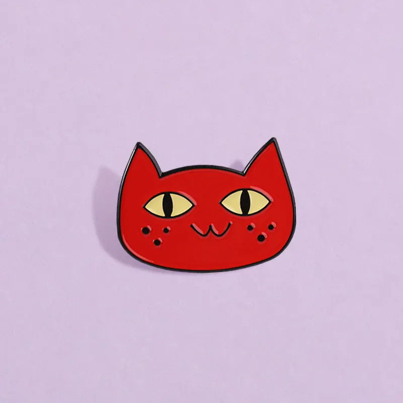 Cute Red Spotted Cat Enamel Pin Funny Big Eyes Kitten Brooch Badge Backpack Clothes Jewelry Gift For Cat Lovers Women Teen Girls
Cute Red Spotted Cat Enamel Pin Funny Big Eyes Kitten Brooch Badge Backpack Clothes Jewelry Gift For Cat Lovers Women Teen Girls
