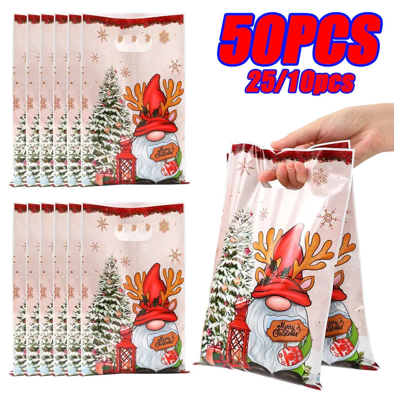 10/25/50pcs Christmas Cute Gift Bags Christmas Party Decoration 2025 Xmas Santa Claus Handbags Navidad Natal New Year Gift 2026
10/25/50pcs Christmas Cute Gift Bags Christmas Party Decoration 2025 Xmas Santa Claus Handbags Navidad Natal New Year Gift 2026