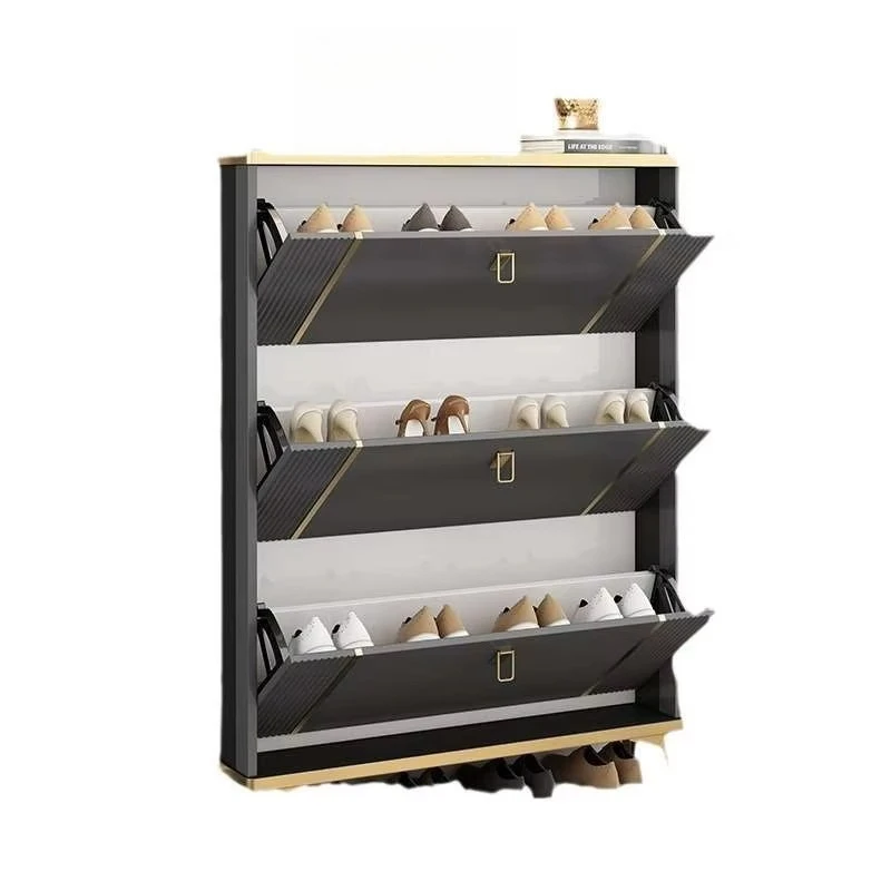 Ultra-thin modern entrance cabinet large capacity light luxury simple shoe rack
Ultra-thin modern entrance cabinet large capacity light luxury simple shoe rack