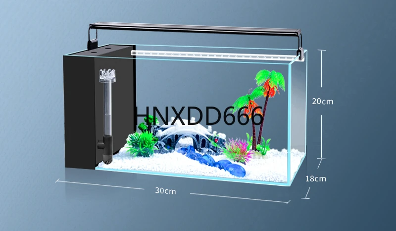 Circular ecological goldfish tank household ultra-white glass tank side filter desktop tank
Circular ecological goldfish tank household ultra-white glass tank side filter desktop tank