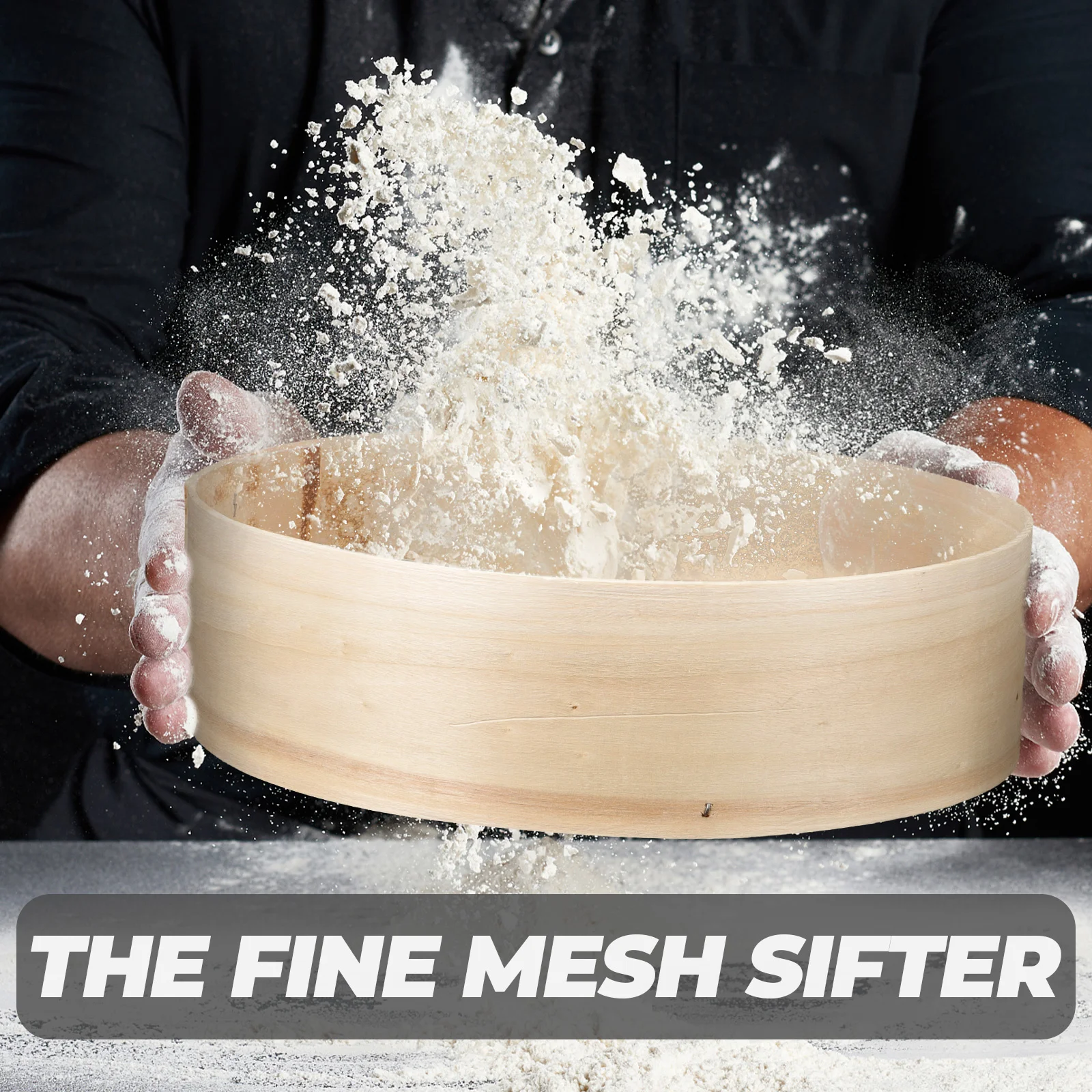 Flour Sifter with Fine Mesh Sieve for Baking Sugar Cocoa Powder Kitchen Utensil Easy to Use Portable Design Sieve
Flour Sifter with Fine Mesh Sieve for Baking Sugar Cocoa Powder Kitchen Utensil Easy to Use Portable Design Sieve