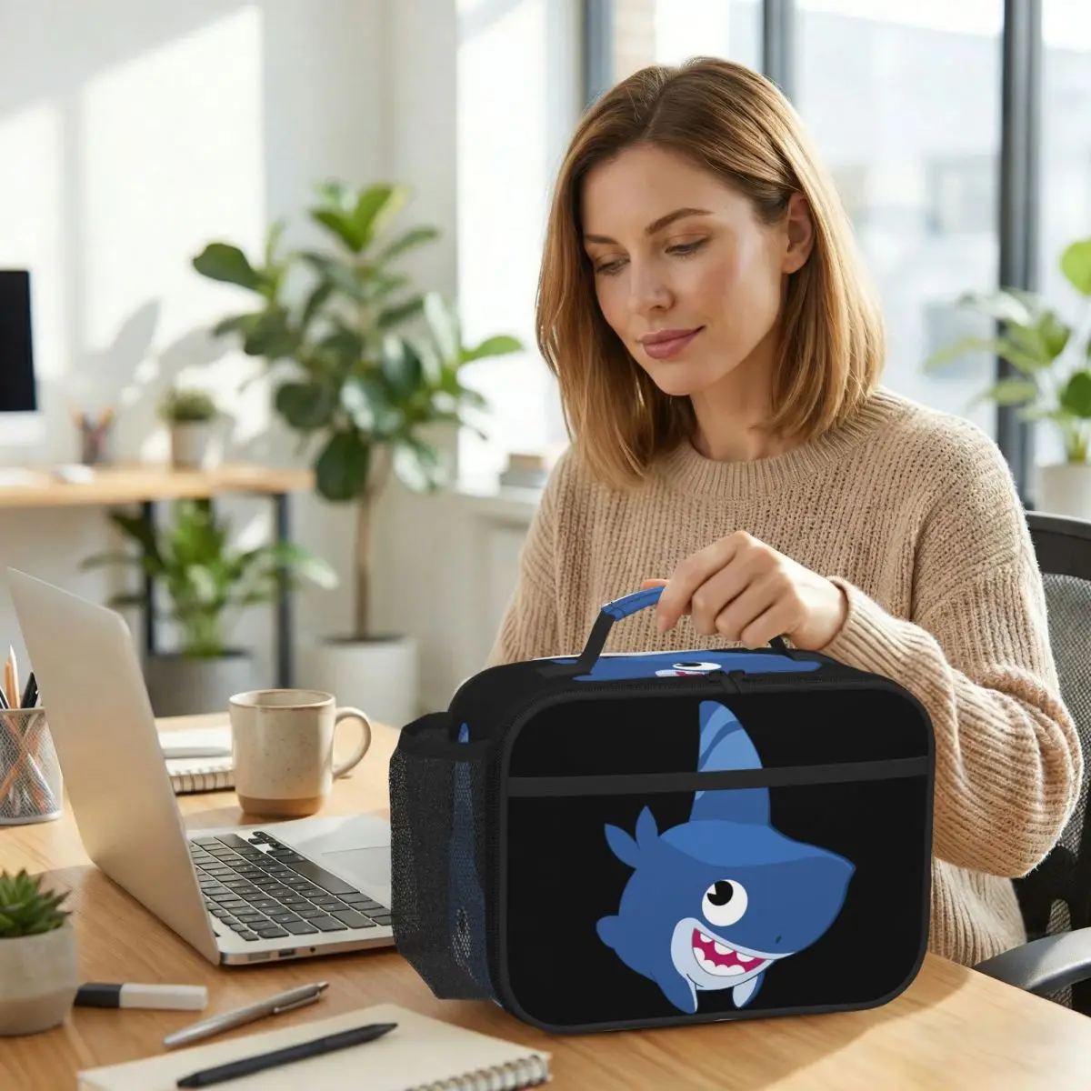 Funny Shark Dog Insulated Lunch Bag for Women Office Cooler Thermal Food Box Tote Portable Lunch Boxes Container
Funny Shark Dog Insulated Lunch Bag for Women Office Cooler Thermal Food Box Tote Portable Lunch Boxes Container