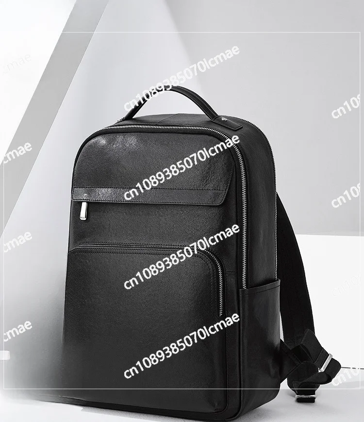 Men's Leather Business Casual Backpack, Simple First Layer Cowhide Fashion Travel Bag
Men's Leather Business Casual Backpack, Simple First Layer Cowhide Fashion Travel Bag