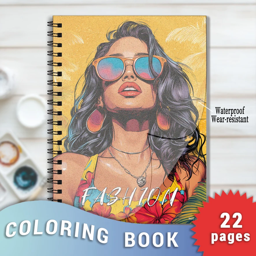 Adult Coloring Book 8.3x11.2 Inches 22 Pages Beauty Character Design Stress Relief Emotion Positivity Focus
Adult Coloring Book 8.3x11.2 Inches 22 Pages Beauty Character Design Stress Relief Emotion Positivity Focus