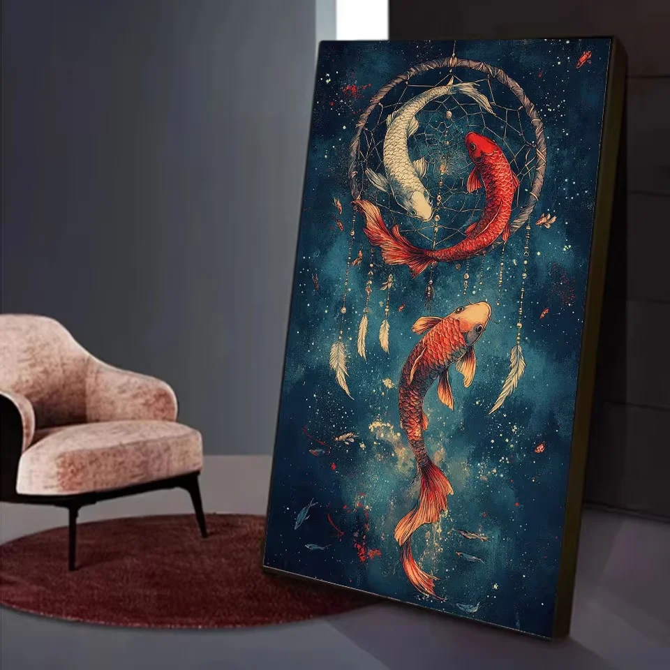 DIY Diamond Painting Koi Dream Catcher Diamond Art Just Arrived Night Sky Diamond Mosaic Embroidery Complete Cross-Stitch Kits
DIY Diamond Painting Koi Dream Catcher Diamond Art Just Arrived Night Sky Diamond Mosaic Embroidery Complete Cross-Stitch Kits