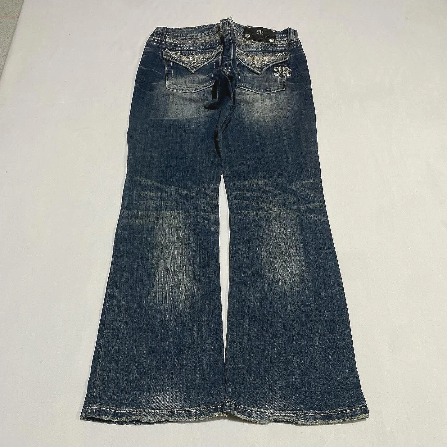 Gothic Womens Jeans Y2K Clothes Harajuku Hip Hop Pocket Embroidery Vintage Dark Blue Baggy Jeans High Waist Slim Flared Trousers
Gothic Womens Jeans Y2K Clothes Harajuku Hip Hop Pocket Embroidery Vintage Dark Blue Baggy Jeans High Waist Slim Flared Trousers