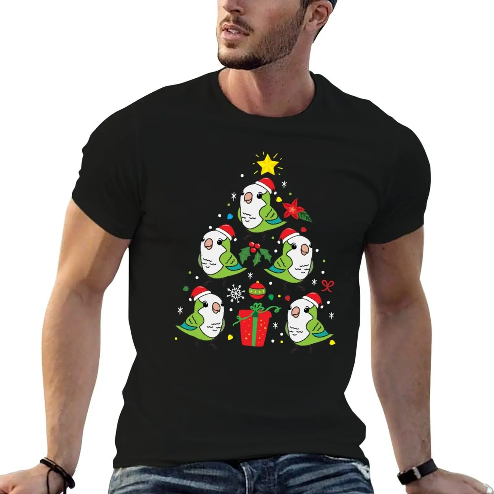 Quaker Parrot Christmas Ornament Tree T-Shirt man t shirts high quality luxury brand t shirts designer T-Shirt
Quaker Parrot Christmas Ornament Tree T-Shirt man t shirts high quality luxury brand t shirts designer T-Shirt