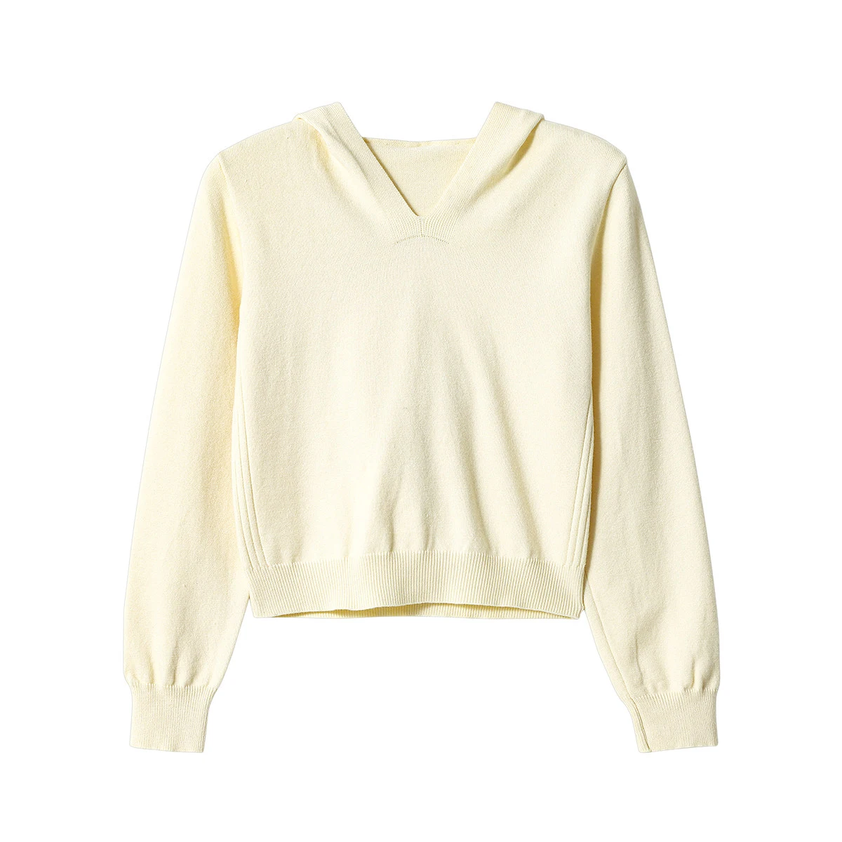 Korean Style Solid Color Hooded Pullover Knitted Sweater Simple Versatile Soft Spring Autumn Women's Sweater Casual Loose Top
Korean Style Solid Color Hooded Pullover Knitted Sweater Simple Versatile Soft Spring Autumn Women's Sweater Casual Loose Top