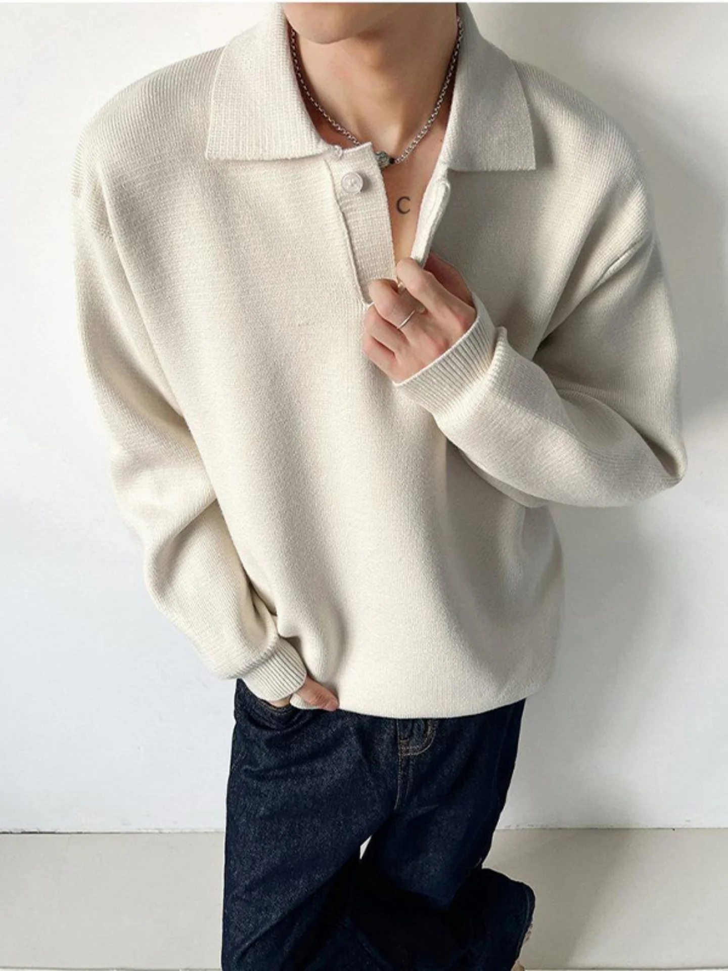 Мужской вязаный свитер с высоким воротником-стойкой, свободного кроя, утепленный, повседневный, зимний, модный, верхняя одежда
Мужской вязаный свитер с высоким воротником-стойкой, свободного кроя, утепленный, повседневный, зимний, модный, верхняя одежда