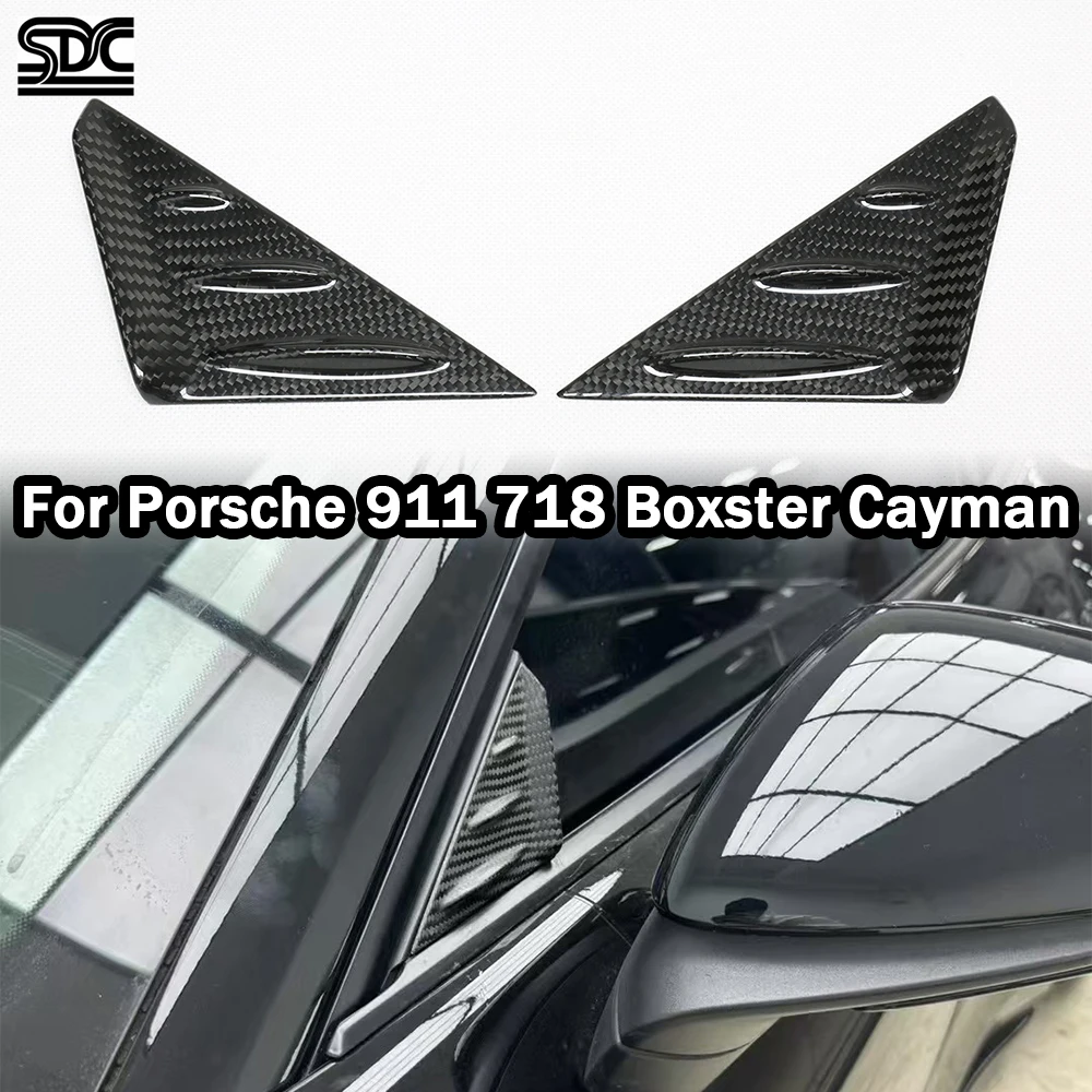 Real Carbon Fiber A Pillar Trims Covers For Porsche 911 991 992 718 Boxster Cayman Triangle Extension Kits Car Accessories
Real Carbon Fiber A Pillar Trims Covers For Porsche 911 991 992 718 Boxster Cayman Triangle Extension Kits Car Accessories