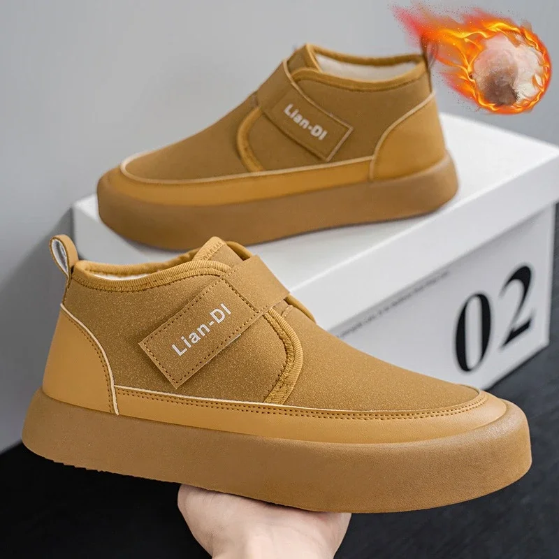 Winter Men's Thermal Snow Boots Plush Lined Casual Shoes Comfortable Slip Resistant Warm Ankle Boots for Men Zapatos De Hombre
Winter Men's Thermal Snow Boots Plush Lined Casual Shoes Comfortable Slip Resistant Warm Ankle Boots for Men Zapatos De Hombre