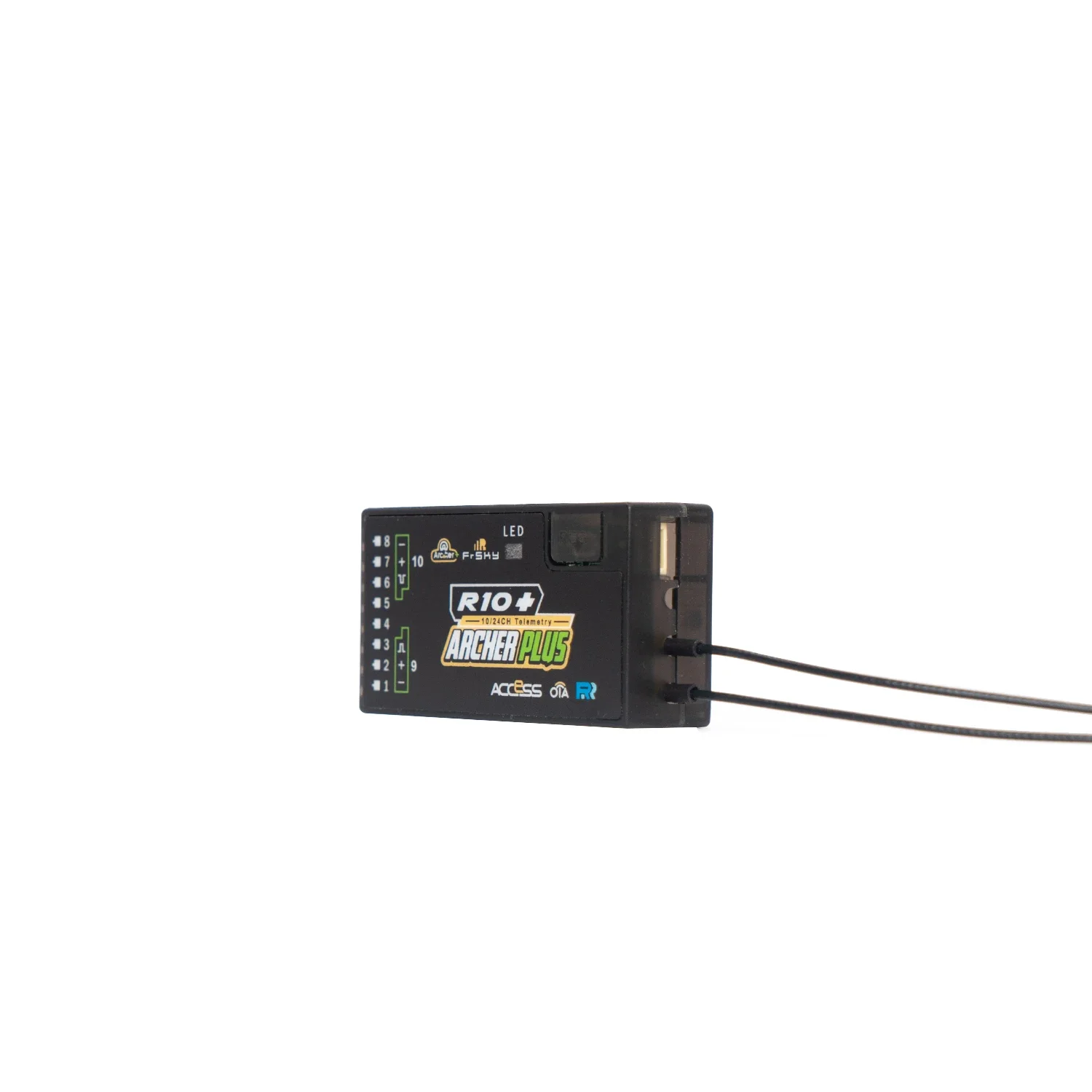 FrSky ARCHER PLUS R10+ 10-channel Receiver for Fixed-wing Drones for X20 X20S X18 X18S X9D X7
FrSky ARCHER PLUS R10+ 10-channel Receiver for Fixed-wing Drones for X20 X20S X18 X18S X9D X7