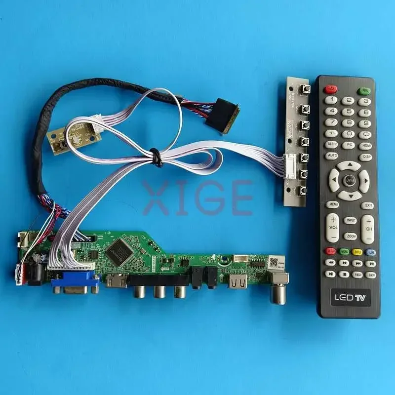 Комплект DIY плата контроллера драйвера для N140BGE-L11/L21/L32/L43/LA3 экран ноутбука HDMI + VGA + AV + USB 14 "40-контактный LVDS аналоговый телевизор 1366x768
Комплект DIY плата контроллера драйвера для N140BGE-L11/L21/L32/L43/LA3 экран ноутбука HDMI + VGA + AV + USB 14 "40-контактный LVDS аналоговый телевизор 1366x768