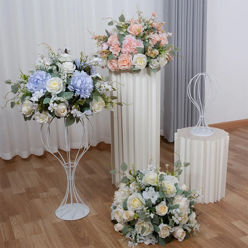 New Design Artificial Flower Balls Backdrop Simulated Flowers Decors For Wedding Dinner Table
New Design Artificial Flower Balls Backdrop Simulated Flowers Decors For Wedding Dinner Table