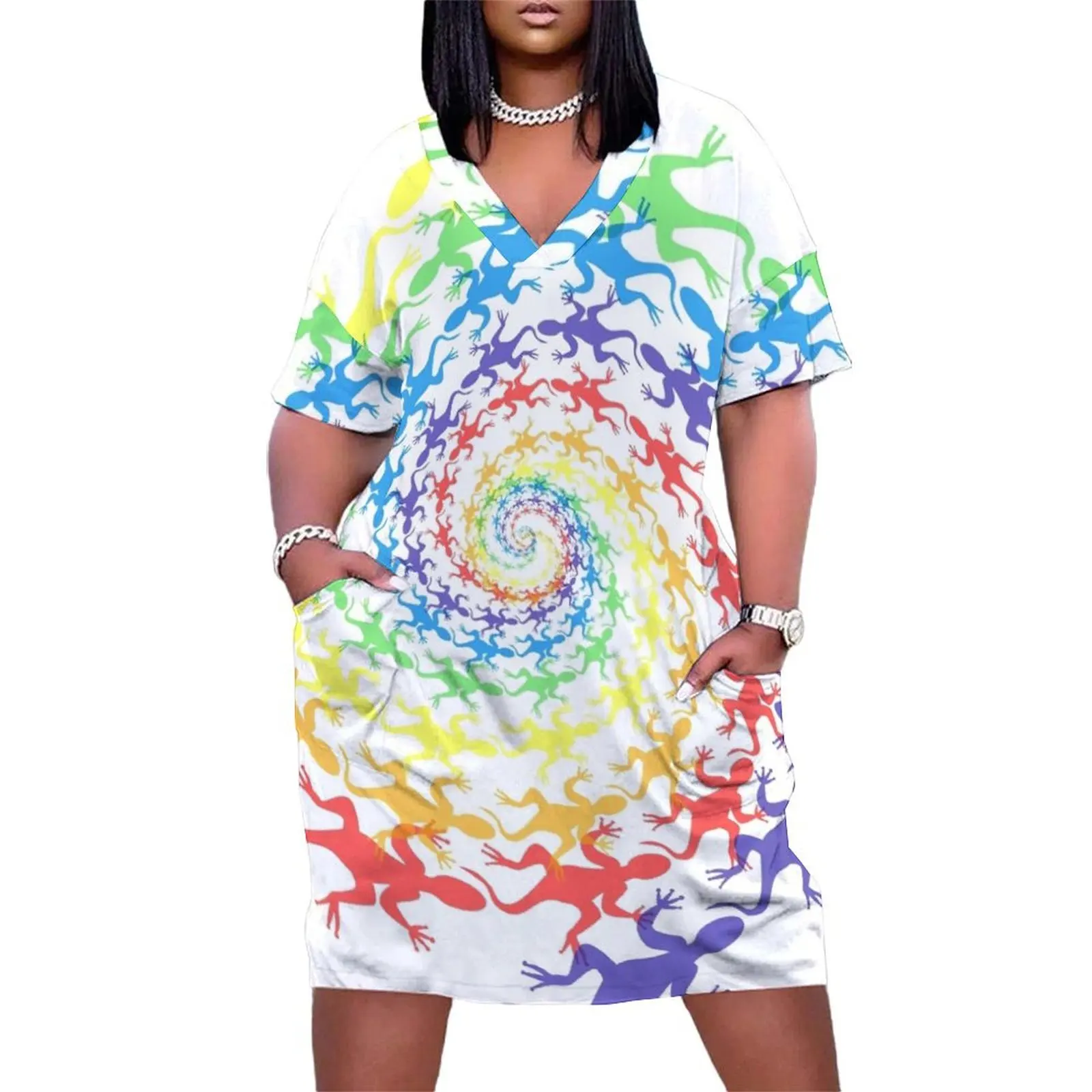Gecko Swirl Loose Pocket Dress Summer women's clothing women's evening dress 2025 long dress women Summer skirt
Gecko Swirl Loose Pocket Dress Summer women's clothing women's evening dress 2025 long dress women Summer skirt