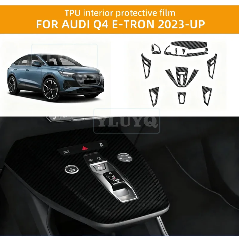 For Audi Q4 E-TRON 2023 2024 2025 Car Interior Film Center Console Gear Panel PET Carbon Fiber Texture Protective Anti-scratch
For Audi Q4 E-TRON 2023 2024 2025 Car Interior Film Center Console Gear Panel PET Carbon Fiber Texture Protective Anti-scratch
