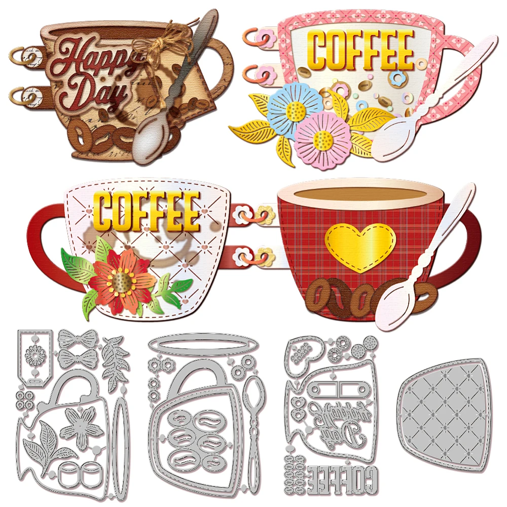 1 Set Coffee Cup Cutting Dies Metal Frame Cutting Dies for Card Making Scrapbooking Decor Embossing Holiday Decorations
1 Set Coffee Cup Cutting Dies Metal Frame Cutting Dies for Card Making Scrapbooking Decor Embossing Holiday Decorations