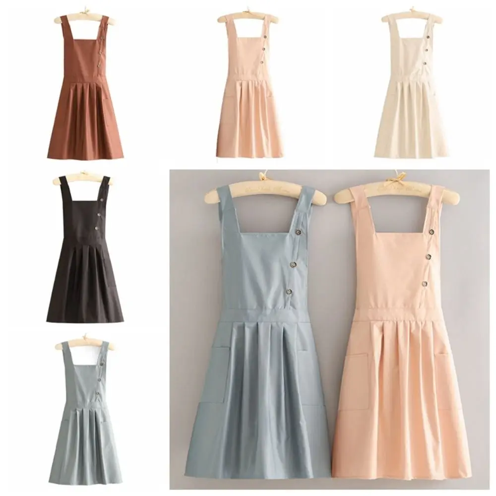 Princess Style Waterproof Aprons Breathable Oil-proof Coffee Apron Convenient Solid Color Cooking Apron Painting
Princess Style Waterproof Aprons Breathable Oil-proof Coffee Apron Convenient Solid Color Cooking Apron Painting