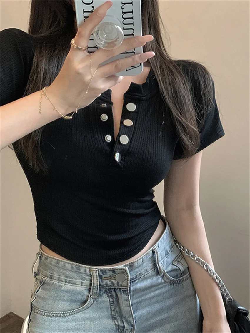 PLAMTEE Fashion Slim Tees Women Solid Skinny Casual Summer 2024 V-Neck Sexy Short Sleeve All Match T-Shirts Chic Office Lady
PLAMTEE Fashion Slim Tees Women Solid Skinny Casual Summer 2024 V-Neck Sexy Short Sleeve All Match T-Shirts Chic Office Lady