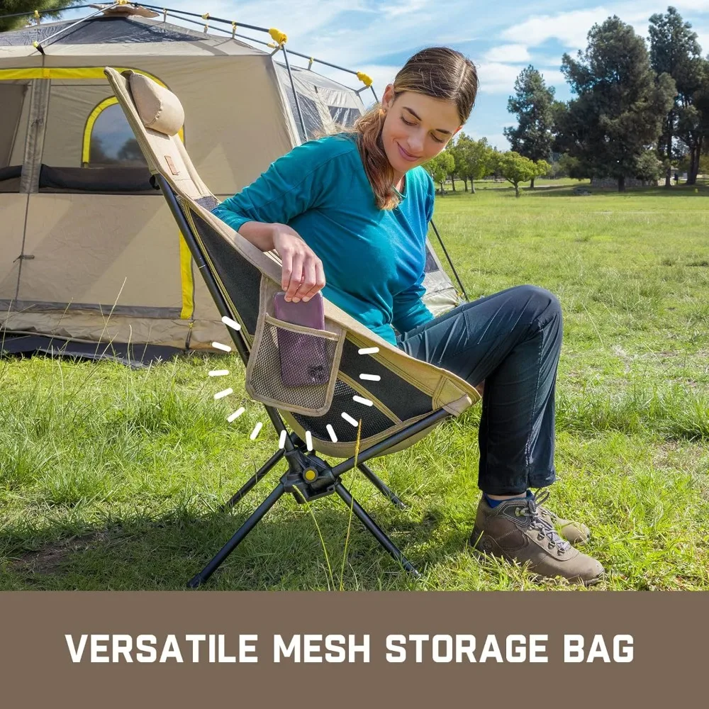 Zeta L8 Max Camping Chair, Portable & Lightweight, Multi-Angle Adjustable, Supports up to 250 lbs, Comfort-Driven Design
Zeta L8 Max Camping Chair, Portable & Lightweight, Multi-Angle Adjustable, Supports up to 250 lbs, Comfort-Driven Design