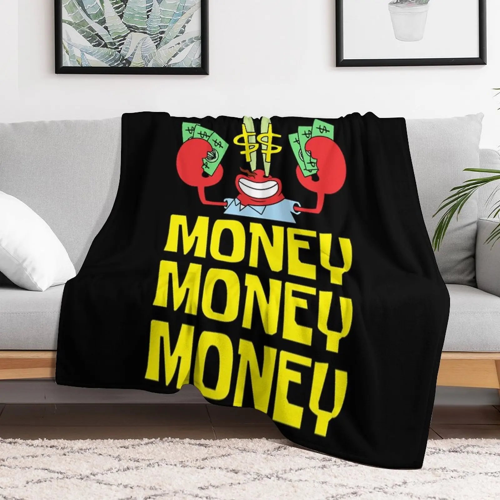 Mr Krabs Love Money Throw Blanket Decoratives Sofa Quilt valentine gift ideas Flannel Blankets
Mr Krabs Love Money Throw Blanket Decoratives Sofa Quilt valentine gift ideas Flannel Blankets