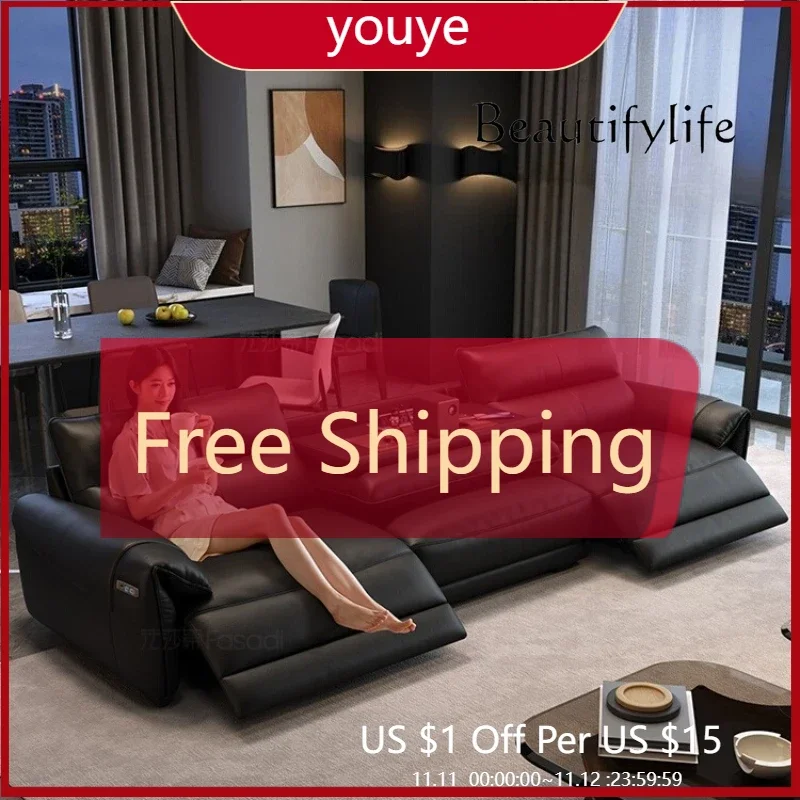 Электрический диван-реклайнер Y45 из натуральной кожи, 3-местный, в современном итальянском дизайнерском стиле, для гостиной
Электрический диван-реклайнер Y45 из натуральной кожи, 3-местный, в современном итальянском дизайнерском стиле, для гостиной