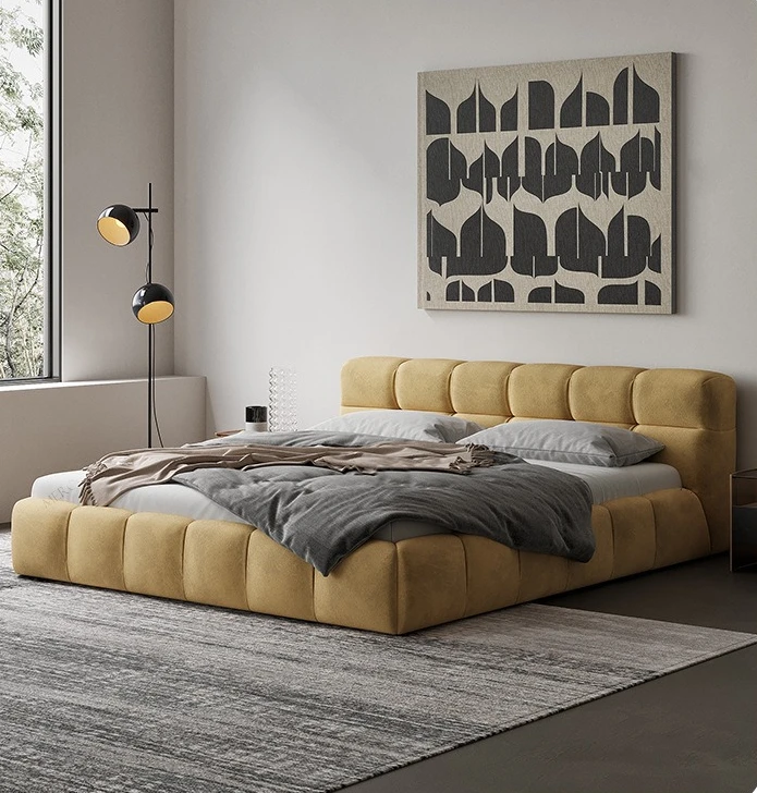 X-S minimalist modern minimalist double fabric bed small apartment soft bed HG
X-S minimalist modern minimalist double fabric bed small apartment soft bed HG