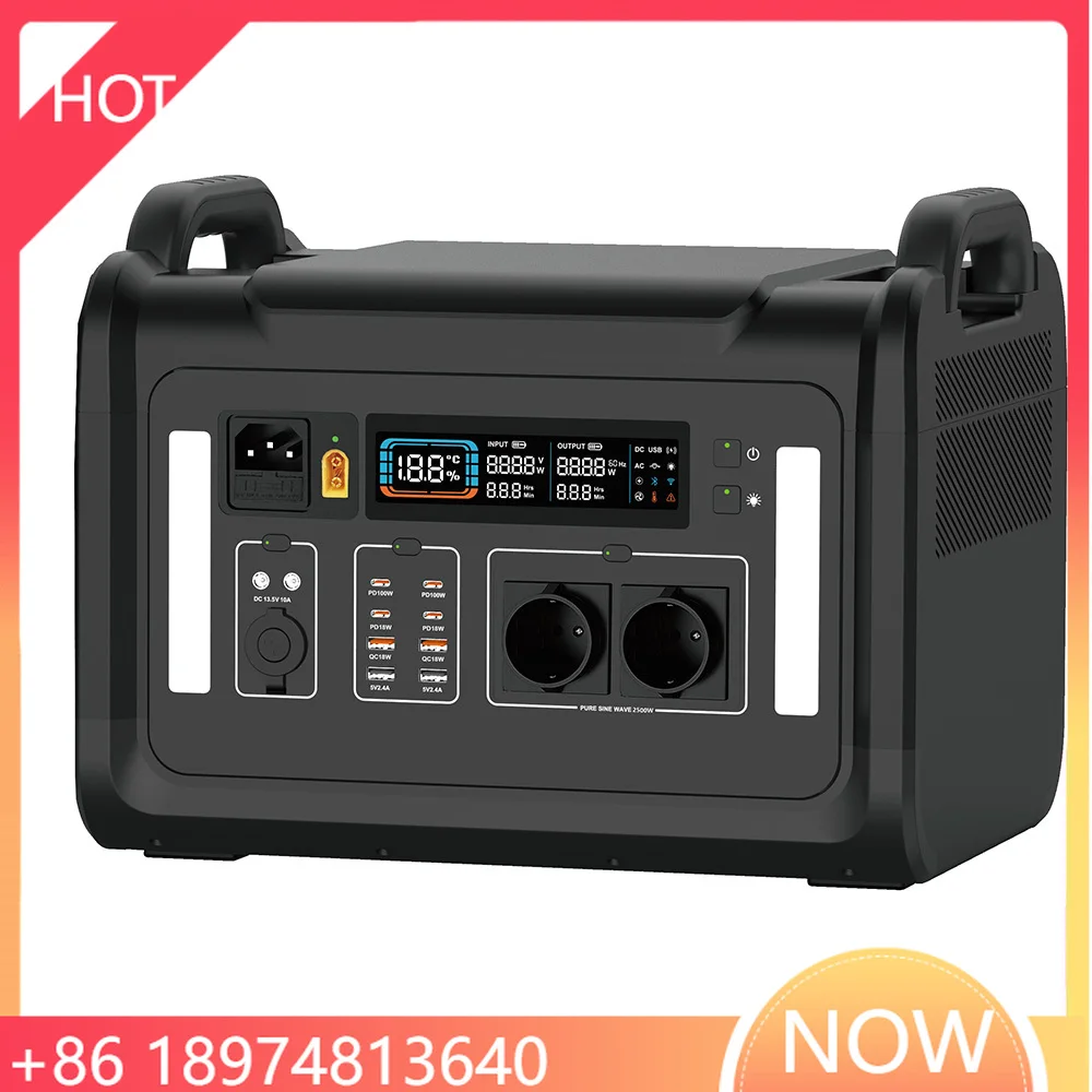 Flagsun K2400 5000 Вт Мощная портативная солнечная станция LiFePO4 Батарея Чистая синусоида Инвертор MPPT Фонарик Солнечная панель
Flagsun K2400 5000 Вт Мощная портативная солнечная станция LiFePO4 Батарея Чистая синусоида Инвертор MPPT Фонарик Солнечная панель