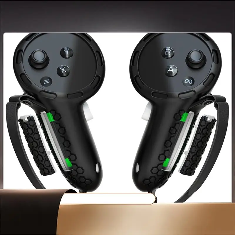 Силиконовый защитный чехол для контроллера Meta Oculus VR с защитой от аккумулятора для аксессуаров-X64A
Силиконовый защитный чехол для контроллера Meta Oculus VR с защитой от аккумулятора для аксессуаров-X64A