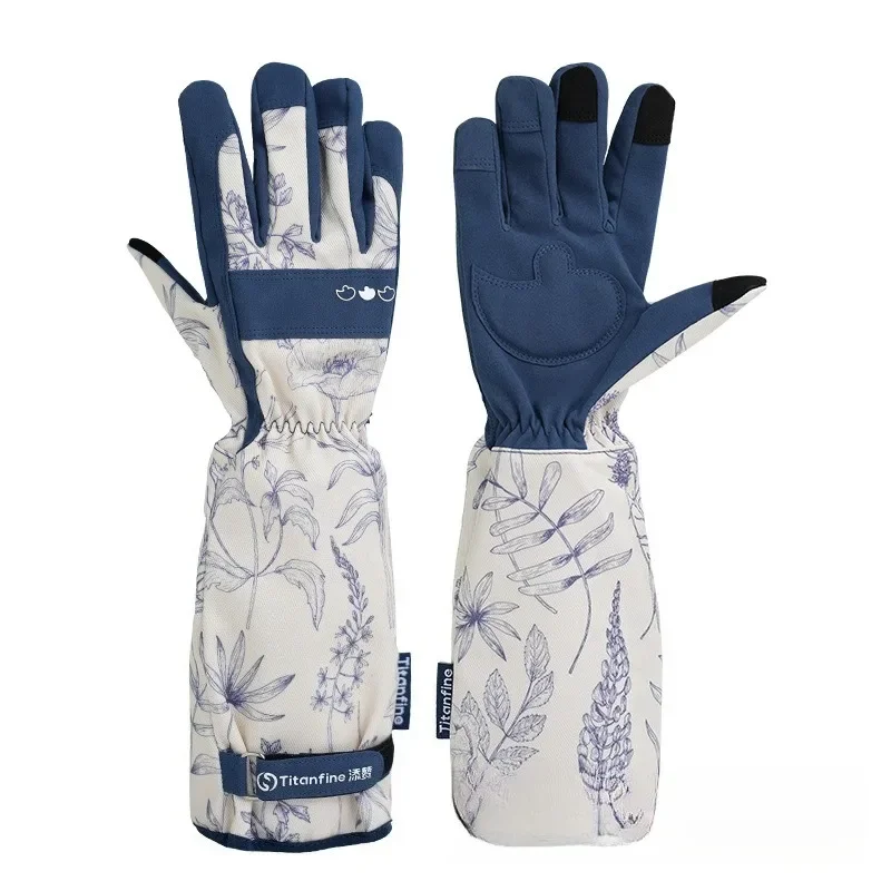 Printed Color-Block Gardening Arm Protection Gloves Thickened Anti-Puncture Gloves for Planting Special Gardening Gloves
Printed Color-Block Gardening Arm Protection Gloves Thickened Anti-Puncture Gloves for Planting Special Gardening Gloves