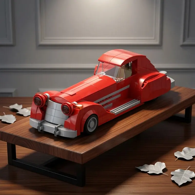 Classic Movie Series Hero Knight Technology Car Building Blocks MOC Boy's Assembly Toy Birthday Gift DIY Red Vintage Car Model
Classic Movie Series Hero Knight Technology Car Building Blocks MOC Boy's Assembly Toy Birthday Gift DIY Red Vintage Car Model